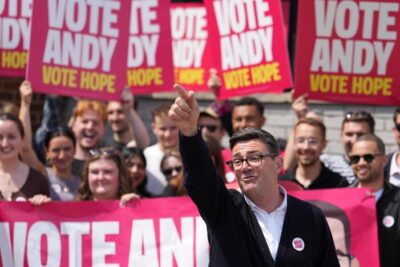 Labour’s Andy Burnham wins a special election, setting up a showdown with Starmer to lead Britain